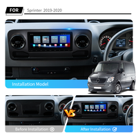 KLYDE Autoradio pour Sprinter W907 10.25 pouces IPS Android Head Unit GPS Navigation pour Sprinter W910 Carplay DSP Voice Control