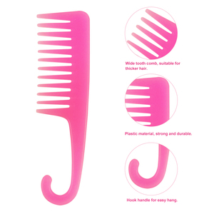 Personnalisé Vente en gros Qualité Grand Hommes Coiffeurs Râteau Dent Larges Cheveux Barbier Styling <span class=keywords><strong>Afro</strong></span> Peigne Carbone Logo Personnalisé - Product Image 3