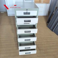 Armoire de classement verticale en métal de haute qualité à 10 tiroirs, tiroirs en acier, armoire de rangement avec verrouillage centralisé pour bureau ou atelier