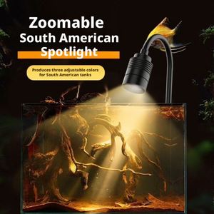 Projecteur LED pour mini-aquarium à changement de couleur, trois modes de minuterie, en plastique, économe en énergie, écologique, design paysager sud-américain - Product Image 3