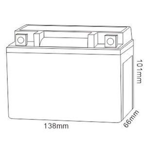 Mhb 12N6.5 горячая Распродажа гелевая батарея 12 В 6.5AH длительный срок службы гелевая батарея для мотоцикла - Product Image 2