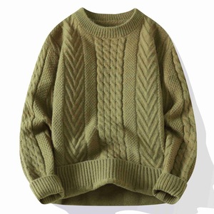 Pull en molleton respirant à coupe ajustée pour homme et femme, mélange acrylique, couleur unie, épais et confortable, automne-hiver - Product Image 5