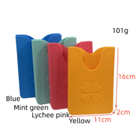 Sac de plage en caoutchouc Accessoires Charms Soft Silicone Phone Holder Women's Handbag