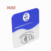 Plaque en acrylique NFC personnalisée avec logo pour avis, menu de restaurants et réseaux sociaux – Autocollant de carte NFC