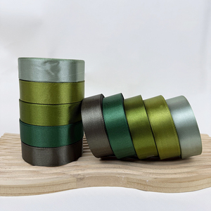 Ruban en <span class=keywords><strong>satin</strong></span> floral écologique pour mariage, emballage cadeau, décorations de fête, ruban rose fait main, nœud en ruban DIY - Product Image 1