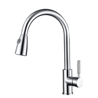 Robinet de cuisine extractible chaud/froid pour salle à manger et école à domicile avec douchette extractible