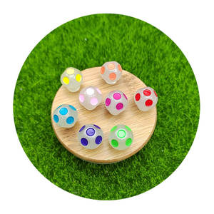 หุ่นเรซิ่นเรืองแสงขนาดเล็กรูปเห็ด,เห็ดแคระเรืองแสงในที่มืดของตกแต่งบ้านสวนนางฟ้า DIY จิ๋ว - Product Image 5