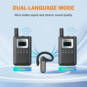 2.4G không dây từ tính sạc Walkie-Talkie Thì Thầm hướng dẫn viên Hệ thống đồng thời giải thích và giảng dạy nhà thờ. - Product Image 6