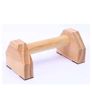 Barre de gymnastique en bois massif de hêtre de 30 cm, barre parallèle pour exercices de musculation à domicile - Product Image 2