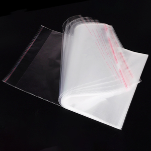 Mailing Courier Express Emballage de chemise transparent Impression de logo personnalisé Boucle d'oreille Logo plat auto-scellant Sac Opp - Product Image 1