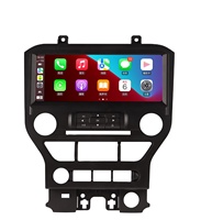 Pour Ford Mustang 2015-2021, autoradio GPS avec navigation Carplay, écran stéréo, lecteur multimédia Android avec vidéo IPS, 4G, aide au recul
