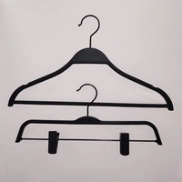Perchas antideslizantes para pantalones a la moda que ahorran espacio, tienda de ropa, soporte para ropa de adultos, percha de plástico personalizada