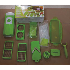 Multifunzione 12 pezzi taglierina verdura Gadget da cucina eco-friendly per uso domestico affettatrice grattugia di patate popolare frutta verdura - Product Image 4