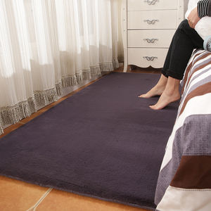 <span class=keywords><strong>Petit</strong></span> <span class=keywords><strong>tapis</strong></span> pliable anti-décalage lavable en fausse <span class=keywords><strong>fourrure</strong></span> de lapin <span class=keywords><strong>blanc</strong></span> gris kaki pour chambre à coucher, au prix de gros - Product Image 1