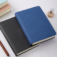 Cahier de planification annuelle à couverture rigide A5 en gros 290 cahier vierge réutilisable en cuir souple super épais