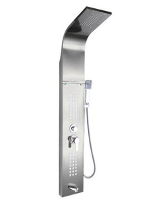 Panneau de douche brossé à Jets en acier inoxydable 304, colonne de douche en Nickel doré, cascade, Spa, panneau mural de douche intelligent - Product Image 4