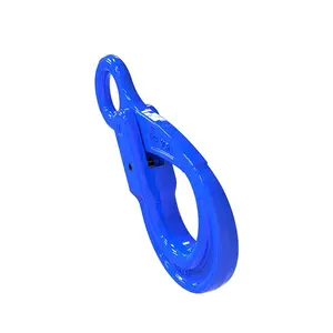 Us Hook Hot Sale Rigging Hook G100 Alloy Steel Eye Selflock Hook For Lifting Safety Lifting Hook