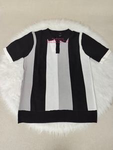 Polo décontracté pour <span class=keywords><strong>homme</strong></span> en polyester à rayures bretonnes bleu roi, t-shirt tricoté - Product Image 6