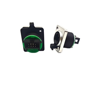 D-loại Bảng điều chỉnh RJ45 Nữ kết nối, giao diện mạng RJ45, truyền dữ liệu 8p Ethernet mạng không thấm nước ổ cắm - Product Image 2