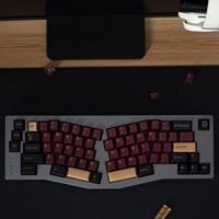 Capuchons de touches personnalisés PBT 60%/64/84/108 Disposition ANSI Clavier mécanique Capuchons de touches Profil Cherry Teinture par sublimation Ensemble de capuchons de touches