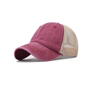 หมวกแก๊ปทรงทรัคเกอร์คุณภาพพรีเมียมปี 2026 แบบปรับแต่งได้สำหรับทุกเพศ ขายส่งหมวกทรงทรัคเกอร์สีพื้น หมวกกีฬา - Product Image 2