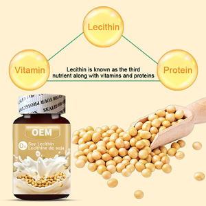 Biologische sojalecithine fosfolipiden supplement voor een mooiere huid, sojalecithine <span class=keywords><strong>capsules</strong></span> van Town Healthcare. - Product Image 3