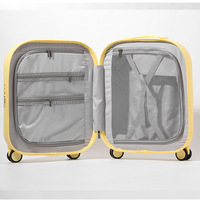 Valise à roulettes unisexe silencieuse avec roues universelles 20/28 pouces, bagage cabine, serrure TSA, ABS ultra-légère, séparation sec-humide, motif crème glacée