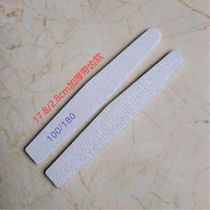 새로운 180/100 일본 양면 얼룩말 재사용 가능한 아름다움 그릿 네일 파일 얼룩말 100/180 일본 사포 손톱 용품 살롱 - Product Image 2