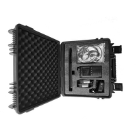 Equipo de Detección y Posicionamiento de Drones Portátil, Detector de Drones FPV, 900MHz-5.8GHz, WiFi, ABS, Resistente al Agua, Alcance de 3-5KM, 360°