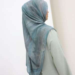 2026 Hot Custom Logo Muslim Headscarf Wholesale Breathable 4-Season Elegant Modest <b>Women's</b> Print Modal Hijab - Product Image 1