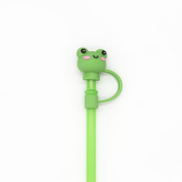 Nouveau bouchon de paille en silicone, diamètre 8-10 mm, réutilisable, personnalisé, anti-poussière, accessoire pour gobelet à eau