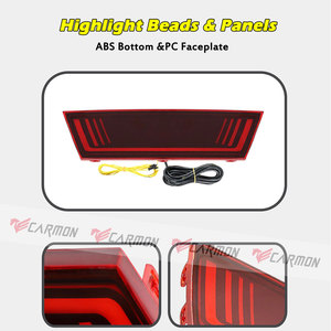 LED Rear Fog Lamp Brake &amp; Turn Signal Tail Light Pilot Light for <strong>Tesla</strong> Model Y Car Accessory - Product Image 6