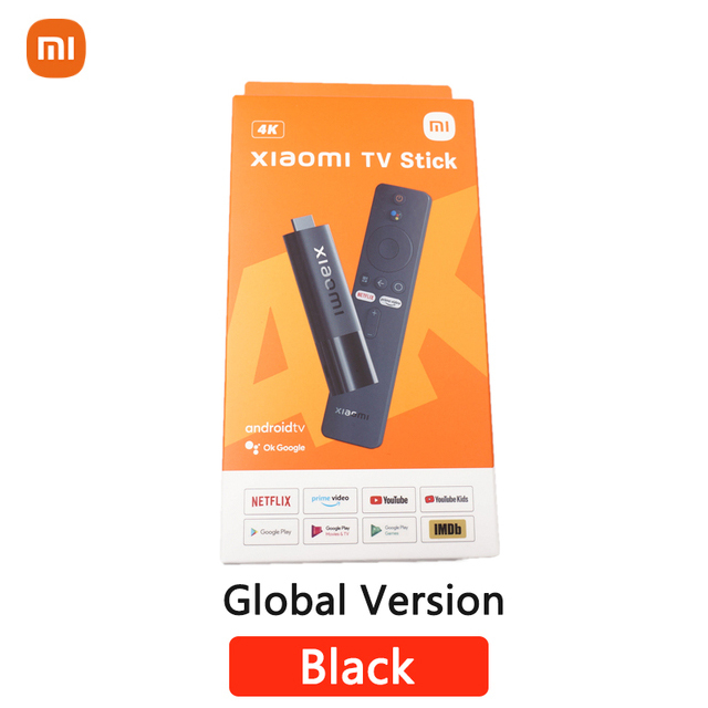 For Mi TV Stick 4K 2GB RAM 4K HD Smart Android 11 Quad-core CPU for 5.0 Wireless WiFi Display