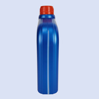 Vente en gros de bouteille d'emballage en plastique bleu HDPE vide de 1litre 1000ml bouteille d'huile moteur bouteille d'huile de frein lubrifiant