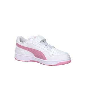 Sneakers Puma per Ragazze Bianche e Rosa con Chiusura in Velcro Scarpe Casual - Product Image 6