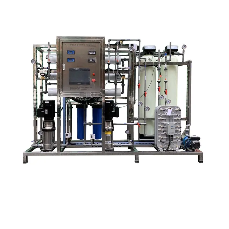 مصنع 250L/H بالكامل التلقائي محطة معالجة المياه النقية جدا نظام المياه RO نظام التناضح العكسي EDI تنقية جهاز