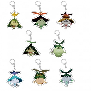 Genshin 100 Styles Anime PVC Porte-clés Anime Bijoux Zhongli <span class=keywords><strong>Hutao</strong></span> Acrylique Porte-clés Anime Accessoires - Product Image 3