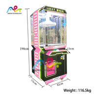 Machine de jeu à prix, machine à monnayeur pour salles d'arcade, distributeur de jouets, machine à griffes de qualité pour cadeaux et prix