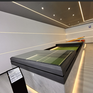 Finestra lucernario progettato su misura apertura elettrica tetto piano residenziale luce naturale prezzo di fabbrica sistema in alluminio - Product Image 6