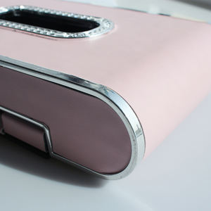 Boîte de rangement automatique pour <span class=keywords><strong>mouchoir</strong></span>, boîte à mouchoirs avec horloge et stationnement temporaire, boîte de mouchoirs de luxe, étui porte-serviettes de <span class=keywords><strong>voiture</strong></span> - Product Image 4