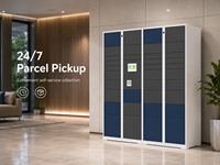 Casillero Inteligente para Paquetes, Gabinete de Almacenamiento de Paquetes de Autoservicio para Apartamentos, Oficinas, Comunidades, Entrega de Última Milla, OEM, ODM