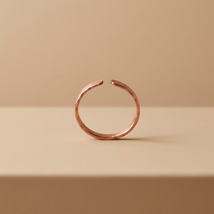 Anillo de Cobre Hecho a Mano para Uso Ayurvédico, Anillo de Cobre Martillado de Lujo para la Salud, Anillo de Cobre Puro Martillado - Product Image 1