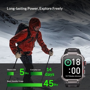 Montre connectée de sport en plein air GTS9, étanche, moniteur de fréquence cardiaque réel, longue durée de vie de la batterie, suivi de la santé, bracelet de fitness - Product Image 2