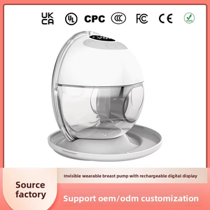 เครื่องปั๊มนมไฟฟ้าไร้สาย <span class=keywords><strong>4</strong></span> โหมด 12 ระดับ ปลอดสาร BPA ซิลิโคนแบบสวมใส่ได้ ใช้งานแบบแฮนด์ฟรี - Product Image 6