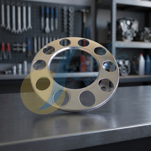 Nuevo COS.PEL. Cubierta de rueda con junta tórica de acero inoxidable (10 orificios) - Pieza de repuesto de 42,5 cm de diámetro - Product Image 2