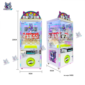 Bán buôn Clip đồng tiền hoạt động máy may mắn hành tinh giải thưởng kẹp đồ ăn nhẹ bán hàng tự động Arcade Crane trò chơi Claw máy kim loại nhựa Wifi - Product Image 2