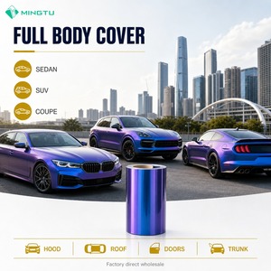 Film de protection de peinture (PPF) en TPU couleur 1,52*3M avec garantie de 10 ans, film vinyle pour enveloppement de voiture, film de changement de couleur pour carrosserie complète, film vinyle pour enveloppement de voiture - Product Image 4
