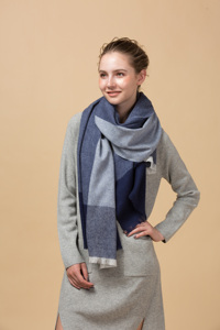 Bufanda Manta Extra Grande a Cuadros Tartán, Chal Envolvente, Bufanda de Invierno con Logotipo Personalizado ODM para Mujeres y Hombres - Product Image 5