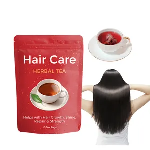 شاي طبيعي مخصص غير محول للطابع ويعمل على إطالة شعر الشعر ويساعد على نموه وإصلاح بريق الشعر