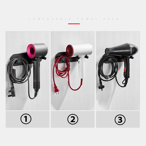 DYSON <span class=keywords><strong>Support</strong></span> de sèche-<span class=keywords><strong>cheveux</strong></span> <span class=keywords><strong>Support</strong></span> de <span class=keywords><strong>support</strong></span> de cintre résistant à l'eau auto-adhésif pour salle de bain Outil mural en métal à <span class=keywords><strong>ventouse</strong></span> pour <span class=keywords><strong>cheveux</strong></span> - Product Image 6